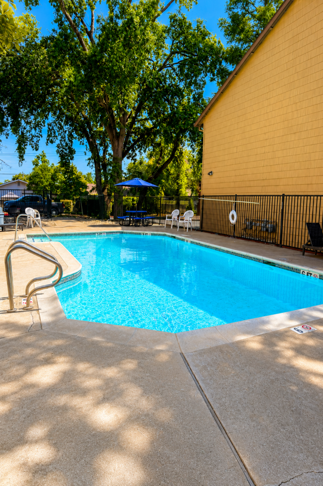 This image is the visual representation of Exterior 1 in Walnut Village Apartments.