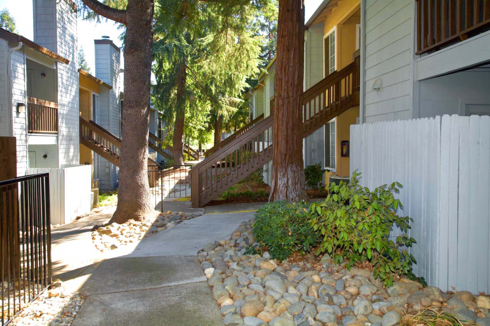 This image is the visual representation of Exterior 2 in Walnut Village Apartments.