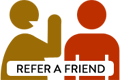 This display image is used for Walnut Village Apartments refer a friend form page link button